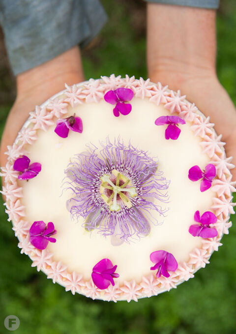 Maypop Flower Farm Cake